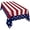 Multi Color-03, variant on Rectangle Tablecloth Waterproof Spillproof Table Cloths,Independence Day Red White Stripe Wipeable Table Cover for Kitchen Dining Camping Indoor Outdoor Tables 52" x 70",White Star on Navy Blue