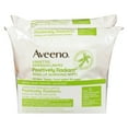 thumbnail image 1 of Aveeno Make Up Removing Wipes, Positively Radiant Facial Cleansing Wipes with Soy Extract, Oil Free and Non-Comedogenic, 50 wipes, 1 of 1