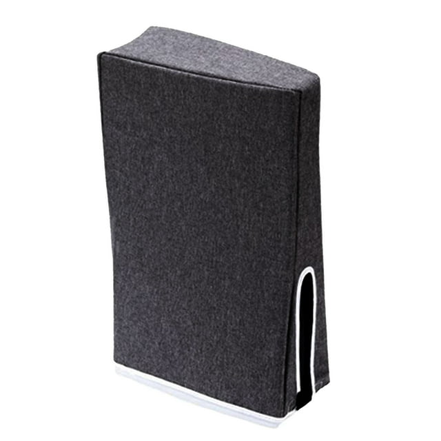 Game Console Dust Cover, Protection Vertical Game Console Dust Protective Cover Easy To Use Space Saving Scratch Resistant For Game Console Black,Grey
