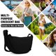 thumbnail image 5 of Bandolera EVGLOW Nylon Crescent para mujer y hombre, color negro, 5 of 7