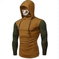thumbnail image 1 of Chandails à Capuchon à Manches Longues Patchwork pour Hommes avec Masque Ninja, 1 of 2