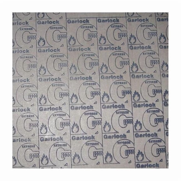Garlock Gasket Sheet,1/16 in.,Mahogany,Graphite 9900-30062