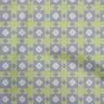 thumbnail image 1 of oneOone Polyester Spandex Light Green Fabric Geometric Tile Diamond With Cross Dress Material Fabric Print Fabric By The Yard 56 Inch Wide, 1 of 4