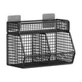 thumbnail image 3 of yotijay Fruit Basket Onion Storage Wire Basket Wall Mounted Kitchen Fruit Basket Hanging 2 Grids, 3 of 8