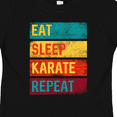 thumbnail image 4 of Inktastic Eat Sleep Karate Repeat Boys or Girls Toddler T-Shirt, 4 of 5