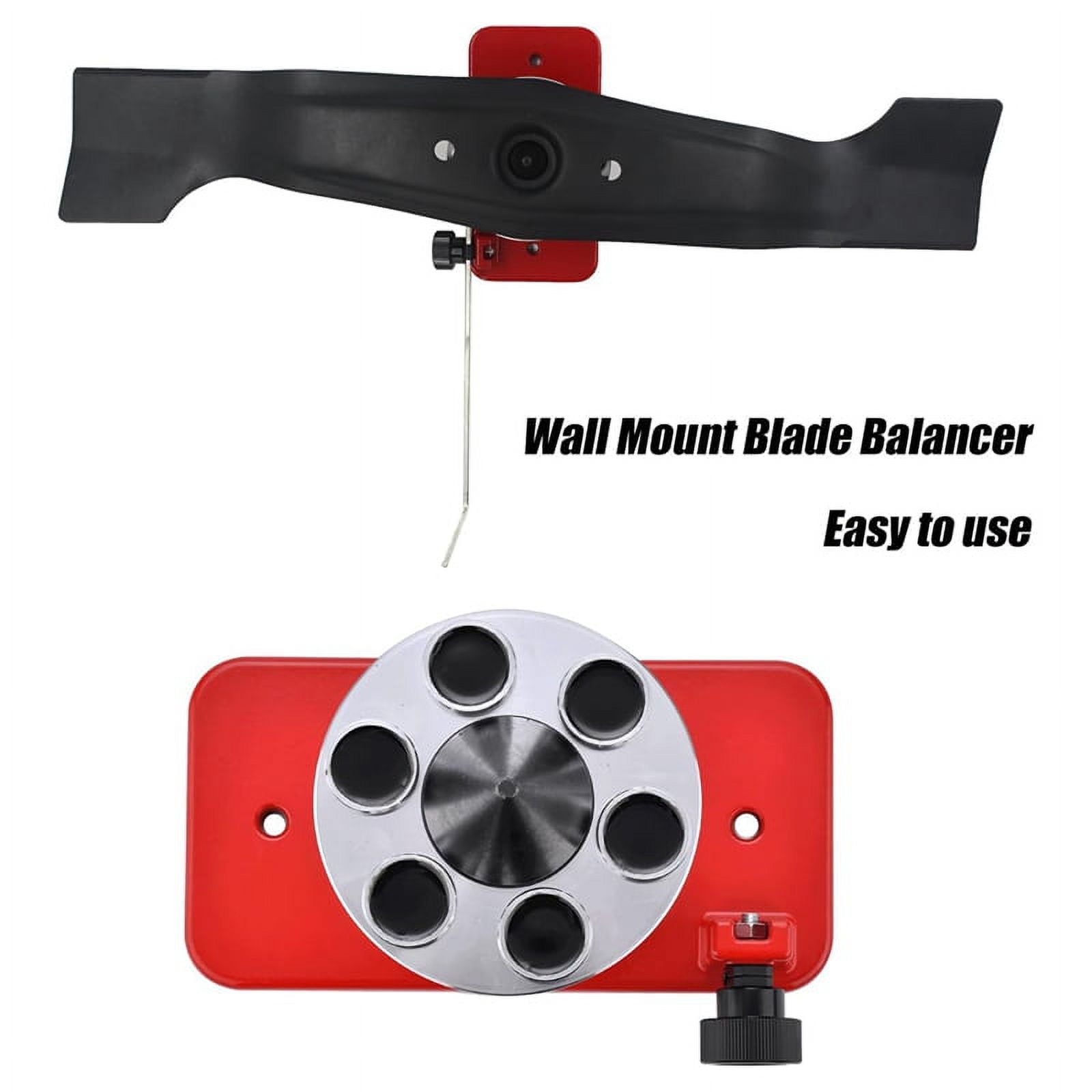 Blade Balancer Replace for 339075B Lawn Mower Blade Balancer Magnetic Wall Mount 42-047 Red