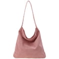 thumbnail image 2 of Bolso de hombro retro de pana de color sólido Bolsos de compras casuales para mujer (rosa) Tmvgtek Para estrenar, 2 of 9