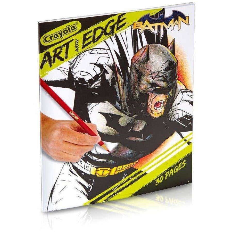 Crayola Art With Edge Batman Collection 30 Page Coloring Book Walmart Com Walmart Com