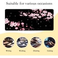 thumbnail image 2 of Gaming Mouse Pad with Stitched Edges,Sakura Cherry Blossoms Desk Mat, Extended XL Mousepad with Anti-Slip Base, Cool Desk Pad for Keyboard and Mouse,35.4''''×15.7'''', 2 of 6