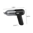 thumbnail image 3 of Mini Vacuum Cleaner, Small Cordless Handheld Vacuums,USB Charging Lithium Lon Busters For Keyboard,Computer,Hairs,Car Interior & Other Crevices Cleaning, 3 of 7