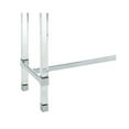 thumbnail image 2 of Benzara BM207891 Sofa Table with Rectangular Glass Top & Acrylic Block Legs, Silver, 2 of 9