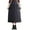 Black1, variant on Women's Elastic Waist down Skirt Winter Padded A-Line Quilted Skirt Insulated Long Puffer Skirt with Pocket