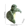 thumbnail image 2 of Turtle Outdoor Garden Statues,2.75×2.17×2.05in Resin Hanging Turtle Climbing Figurines Sculptures Flower Pot Hanger Ornaments for Garden Potted Plant Lawn Ornaments Outside Patio Art Yard Decorations, 2 of 5