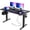 Black, variant on Amadwell 55" Electric Height Adjustable Standing Desk, 27.6" Deep Work Table with Cable Management, Home Office Desk