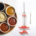 thumbnail image 3 of Juego de jeringas para marinar que incluye jeringa para carne de 30 ml con agujas de acero inoxidable: jeringa para especias, ayuda de cocina para barbacoa, carne, pollo, etc. Adepaton LKX-0279, 3 of 4