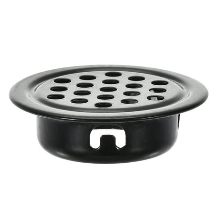 

Round Air Vents Fit 0.98 Dia Hole Flat Circle Mesh Louver for Cabinet Shoebox Wardrobe Stainless Steel Black 15Pcs