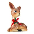 thumbnail image 2 of (3 pack) Mini Brown Sitting Deer Tabletop Decoration, 4.72 in, by Holiday Time, 2 of 6
