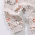 thumbnail image 6 of CAUYDY Baby Bodysuit Long Sleeve Romper Newborn Fall Winter Pajamas Preemie Infant Boys Girls Sleepers Loungewear Sizes 9-12 Months,Light Gray, 6 of 7