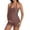 A01-Brown, variant on Maternity Swimsuit One Piece Ruched Full Coverage Pregnancy Bathing Suits Button Down Nursing Swimwear