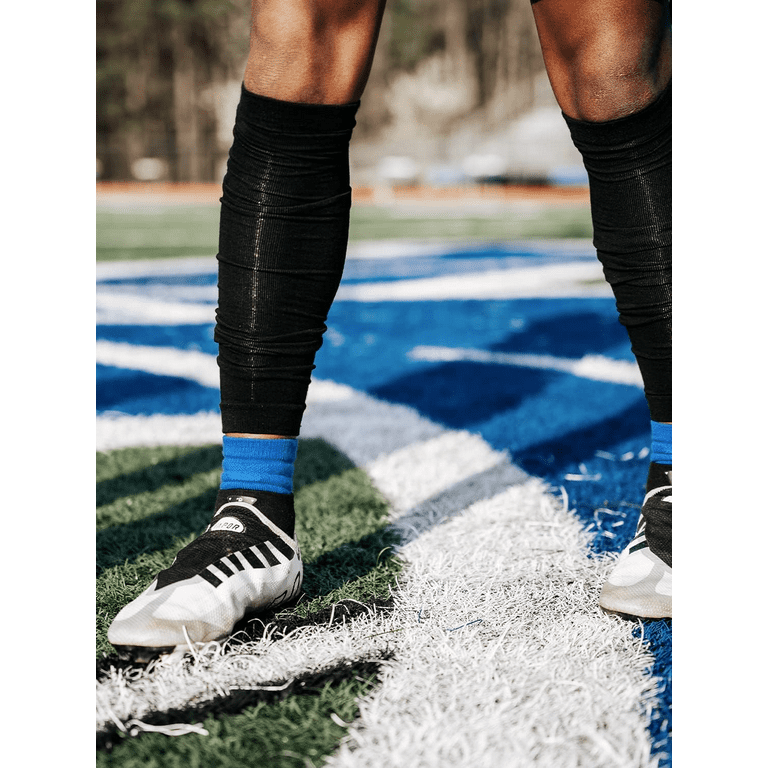 1 Pairs Football Leg Sleeve for Men Scrunch Football Socks Calf Compression Sleeves for Soccer Adult Youth Women