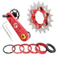 thumbnail image 2 of Accesorio de Tensor de Cadena de Bicicleta con Llaves Convertidor de Remolcador Ajustar Adjuster para Bicicleta de Ca 20T rojo Macarena Tensor de cadena de bicicleta, 2 of 8
