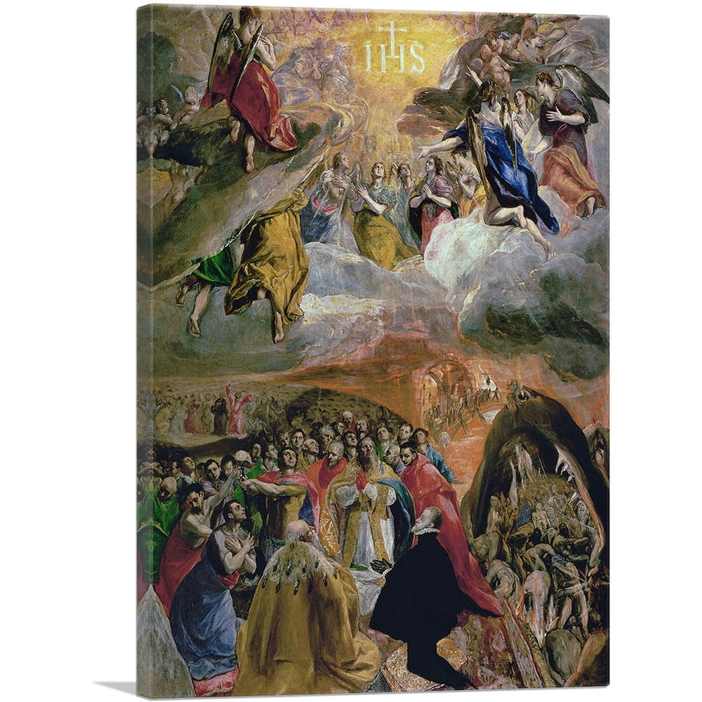 ARTCANVAS The Adoration of the Name of Jesus 1579 Canvas Art Print by ...
