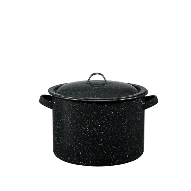 Olla de cocina Granite Ware con núcleo de acero antiadherente de 7.5 cuartos