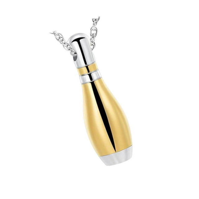 kurtrusly Tube en Acier Inoxydable Pendentif Collier Boîtier Creux Capsule pour Cendres Bijoux