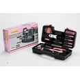 thumbnail image 1 of Ensemble d'Outils Général 39 Pcs - Kit d'Outils à Main Essentiel pour la Maison avec Boîte de Rangement Portable (Rose), 1 of 8
