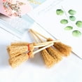 thumbnail image 3 of WRISTBIQUE 6Pcs Mini Brooms Crafts Beech Brown Home Decor Dollhouse Accessories, 3 of 11