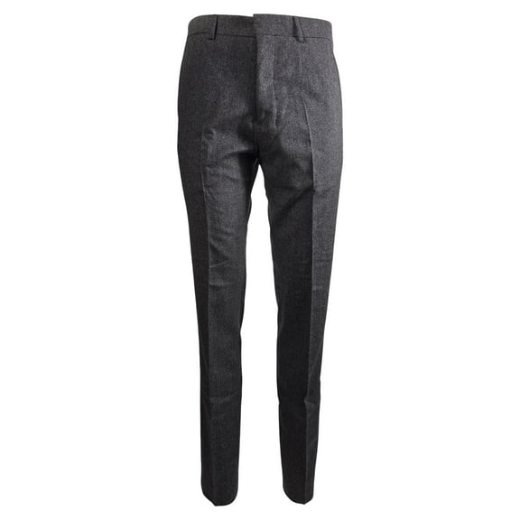 Pre-Owned Ami Slim-Fit Trousers in Grey Wool