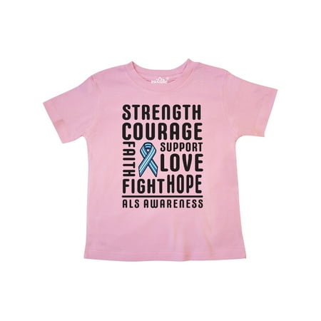

Inktastic ALS Awareness Strength Courage Support Gift Toddler Boy or Toddler Girl T-Shirt