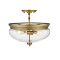 thumbnail image 3 of Z-Lite Amon 3 Light Semi Flush Mount in Satin Gold, 3 of 5