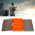thumbnail image 1 of Double Sided Lure Box, Anti Lost Portable Waterproof Lure Box With Handle For Fishing, 1 of 8