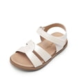 thumbnail image 1 of Sandalias para Niñas DREAM PAIRS SDSD223K Blancas Planas con Tiras, 1 of 7