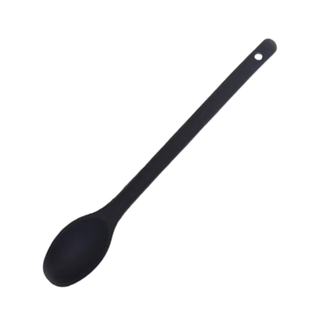 Cuillère à Mélanger en Silicone Longue Multicolore Antiadhésive Cuillère de Cuisine Cuillère de Service en Silicone Cuillère de Cuisson Outils de Mélange 1 Pce Tapis de Table Ronds Turquoise Petite Table Ronde