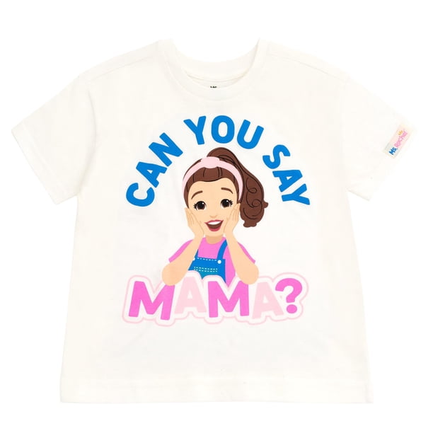 Remera para Mujeres Ms. Rachel Blanca a Juego para la Familia Mama S