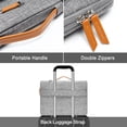 thumbnail image 4 of Bandolera para portátil MOSISO 360 Protective 17-17.3 pulgadas, gris, 4 of 6