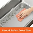 thumbnail image 4 of Stainless Steel Covered Litter Box, Large Top Entry Metal Litter Box for Cats, Dog Proof Litter Boxes with Flip Cover, Removable Top and Litter Scooper, Easy to Clean, 4 of 7