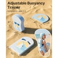 thumbnail image 3 of YOTTOY Kids Swim Belt Set,3-Layer Adjustable Floating Swim Trainer for Children to Swim, Back Float for Kids Swimming Beginners, Includes Kickboard & Swim Cap, 3 of 7