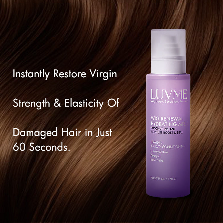 LUVME Wig Renewal Hydrating Mist, Leave-in Conditioning, All-day Hydration for Women 1pc