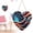 B, variant on Patriotic Acrylic Suncatcher 8 Inch, American Flag Window Hanging Decor, Red White Blue Stained Glass Style for 4th of July, Memorial Day, USA 250th Anniversary Home Decoration (A)