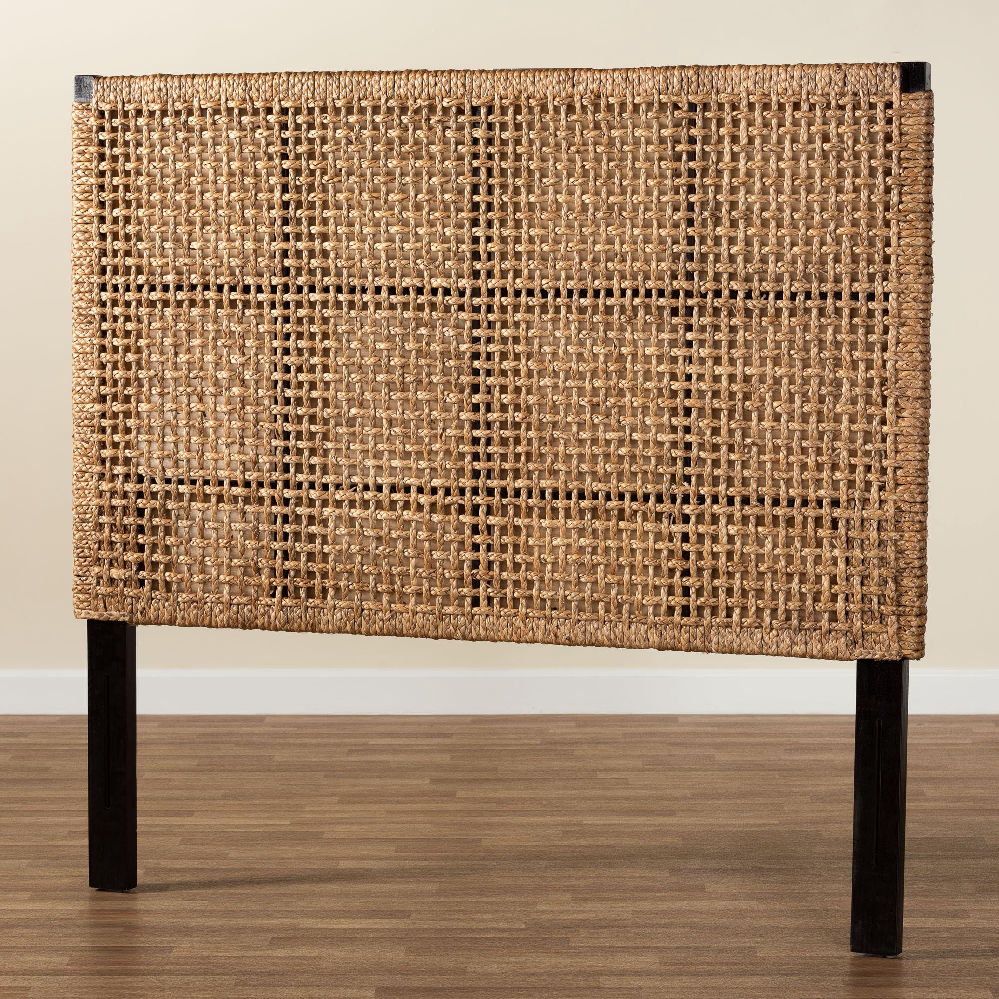 bali & pari Alise Boho Headboard, Queen, Dark Brown