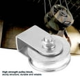 thumbnail image 4 of Pulley Lifting Wheel,0.3 Tons Loading Single Pulley Block Pulley Block Wheel Convenient Use, 4 of 9