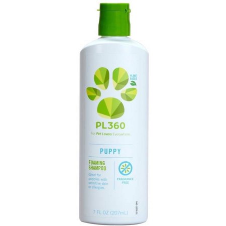 UPC: 0813277015376 | Pl360 puppy foaming shampoo fragrance free  7-oz bottle