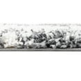 thumbnail image 5 of Rugs.com Serenity Shag Collection Rug – 6 Ft Runner White Shag Rug Perfect For Hallways, Entryways, 5 of 9