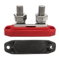 thumbnail image 4 of 2PCS Dual Stud Bus Bar 12-48V Power Distribution Block Holder for Car Boat, 4 of 7