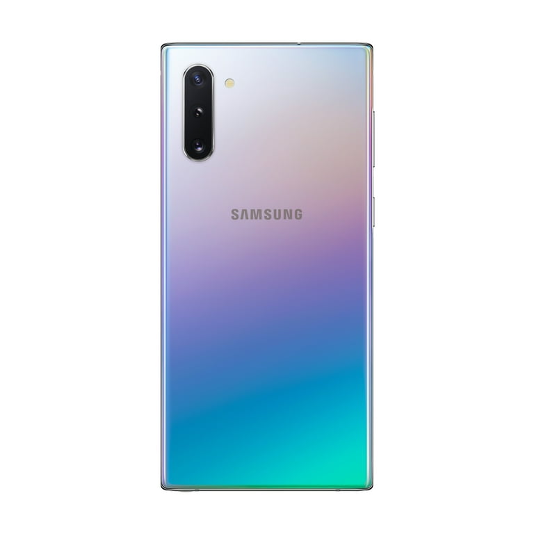 Samsung Galaxy Note 10 Factory Unlocked Cell Phone with 256GB (US  Warranty), Aura Glow (Silver) Note10