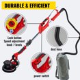 thumbnail image 2 of VEVOR Drywall Sander 850W, Electric Drywall Sander, Variable Speed 800-1750 RPM, Foldable Sheetrock Sander, with Telescope Handle, Electric Sander, 2 of 9