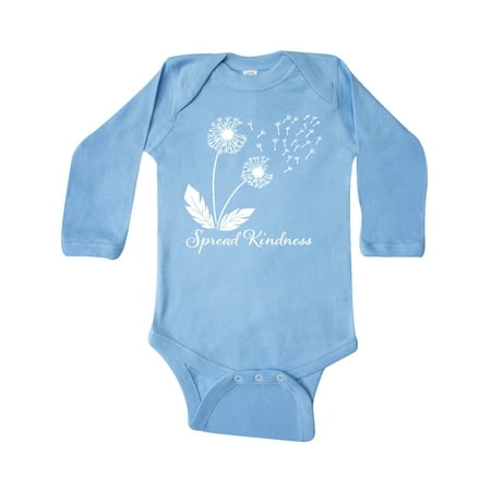 

Inktastic Spread Kindness Dandelion Gift Baby Boy or Baby Girl Long Sleeve Bodysuit